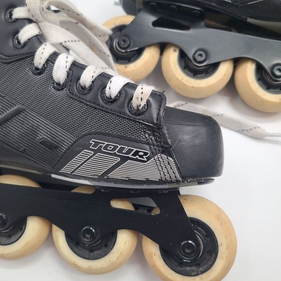 Youth Inline Roller Hockey Skates. Tour Code 5 XT Eviction Youth Size 6 - Picture 2 of 14